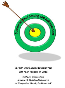 Setting Goals Cover sheet