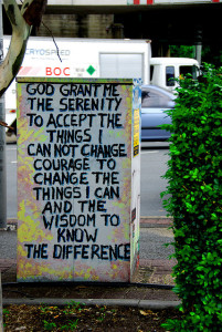 Serenity prayer